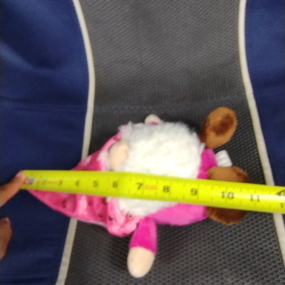 GNOME PLUSH HOT PINK SHIMMERING HEARTS 11” THE GNOMLINS SUPER CUTE!! Valentine - Picture 10 of 14